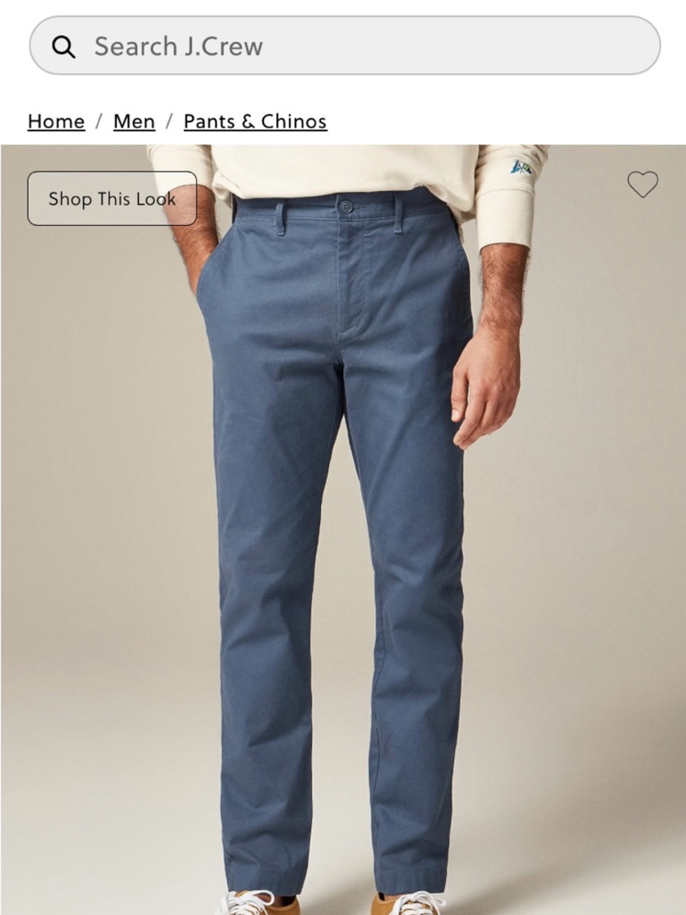 J. Crew Blue Men's 770 Chinos Size 32 - Picture 9 of 12
